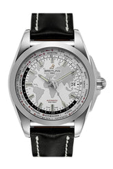 Breitling Galactic Unitime Blue Strap Mens Watch Wb3510U0-A777